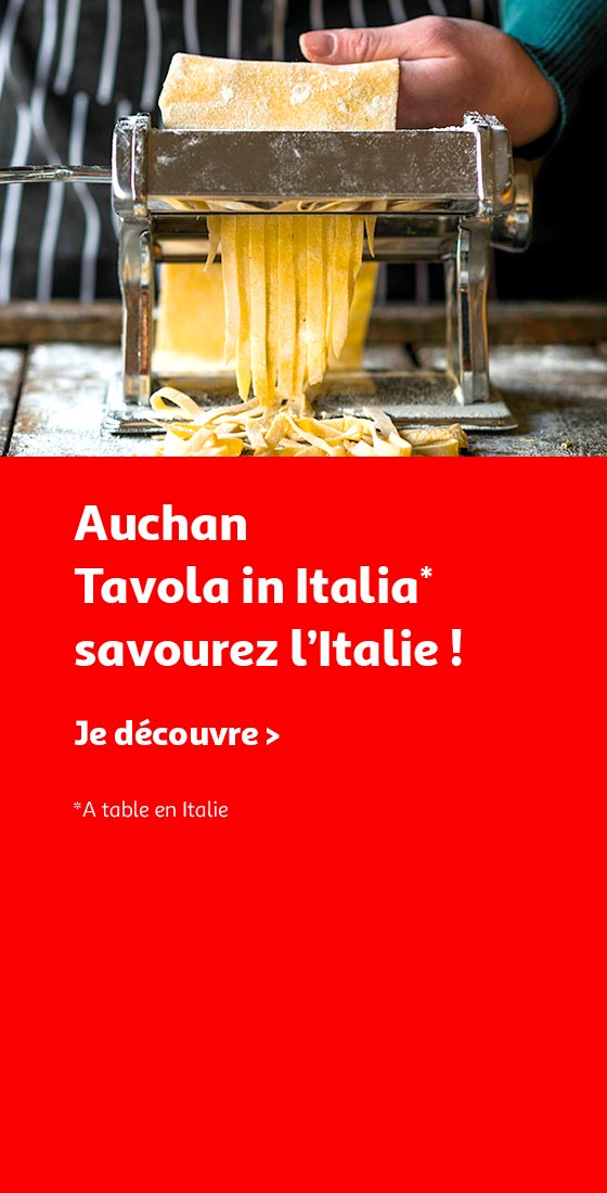 AUCHAN TAVOLA IN ITALIA Parmigiano reggiano râpé AOP 60g pas cher