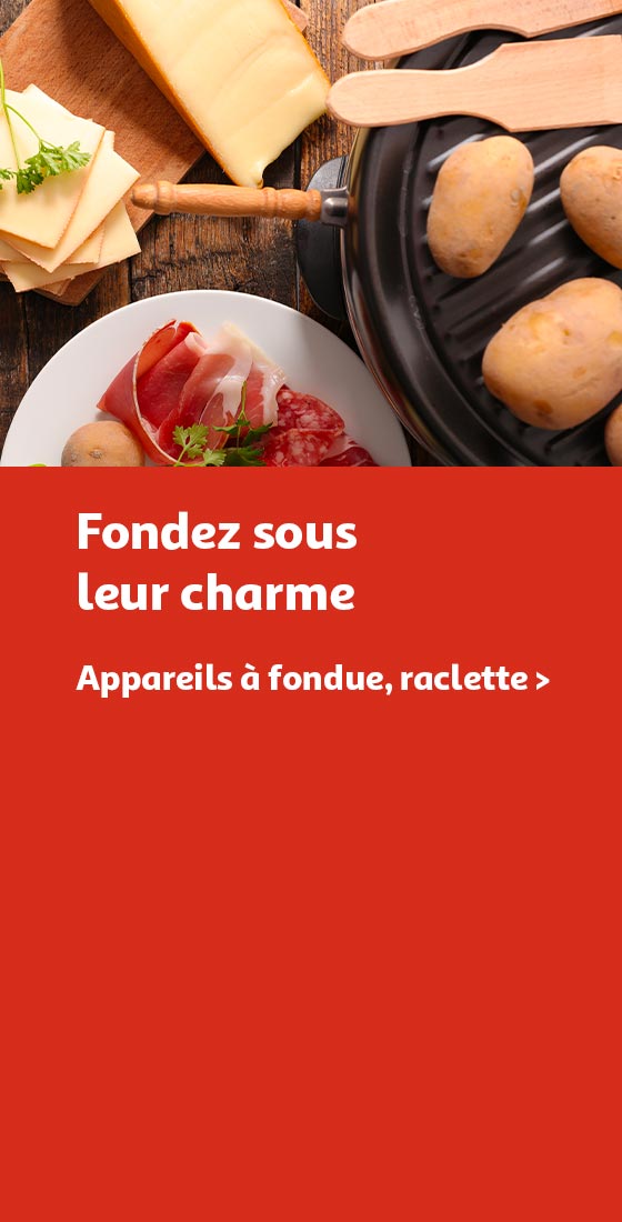Ensemble À Raclette, Grill Et Fondue 3 En 1 8 Personnes 1100 W Livoo à Prix  Carrefour
